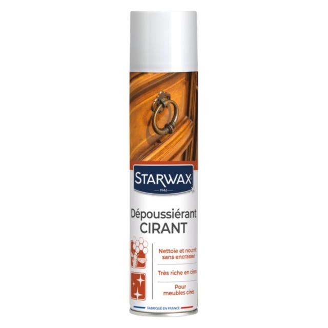 Nettoyant Dépoussiérant Cirant pour Mobilier Intérieur 400ml - STARWAX