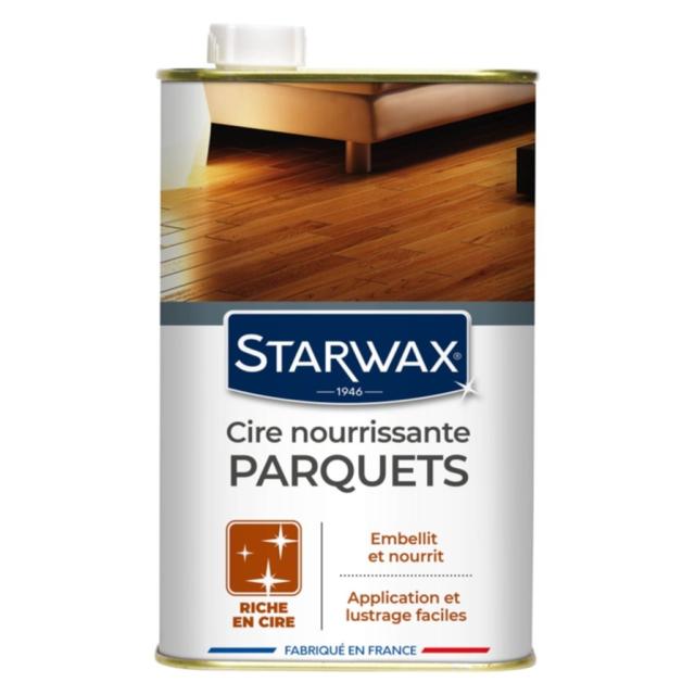 Cire Concentrée pour Parquets Cirés Incolore 1L - STARWAX