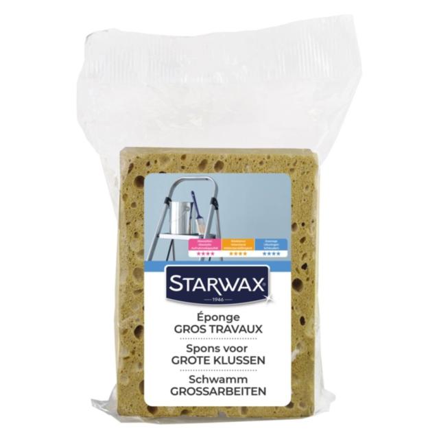 eponge gros travaux brune - STARWAX