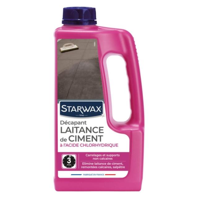 Décapant Laitance de Ciment pour Carrelage 1L - STARWAX