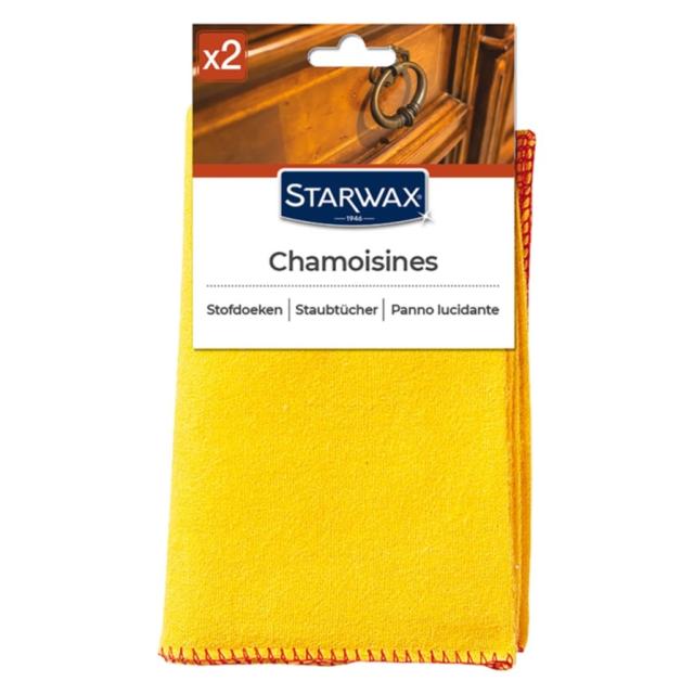 Chamoisines pour mobilier intérieur lot de 2 - STARWAX