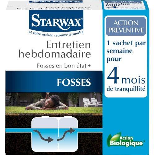 Entretien fosses hebdomadaire 4 mois 18x25gr