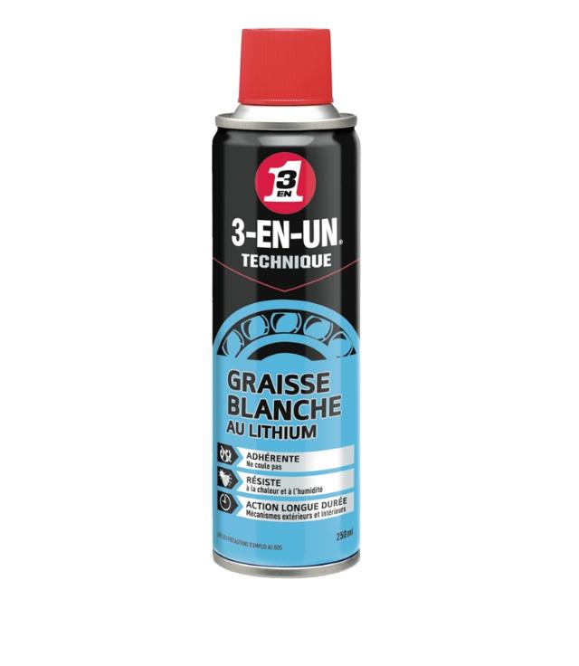 technique graisse blanche au lithium 250ml - 3-EN-UN