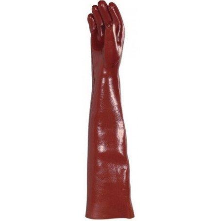 GANT PVC CHIMIQUE  ROUGE 60CM
