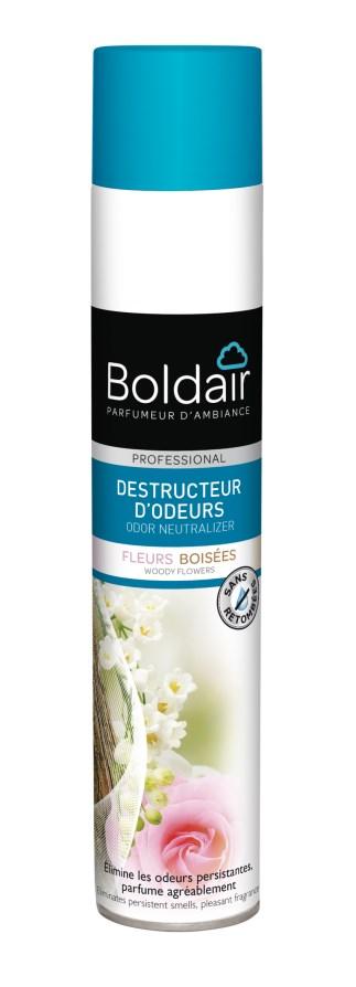 Boldair destructeur d''odeur fleurs boisées 500 ml