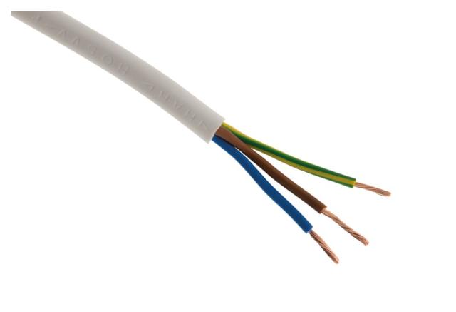 CABLE HO5VVF 3G2.5 BLANC AU M