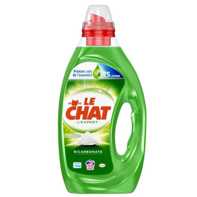 Lessive le chat liquide vert expert 1,25l