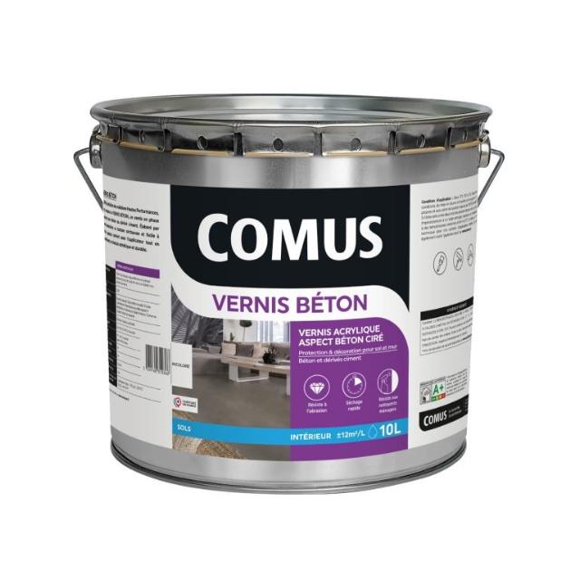 VERNIS BETON ASPECT CIRE 3L 