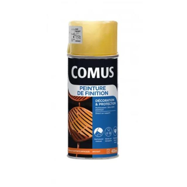 Aérosol 400ml Peinture de finition métallisé or COMUS