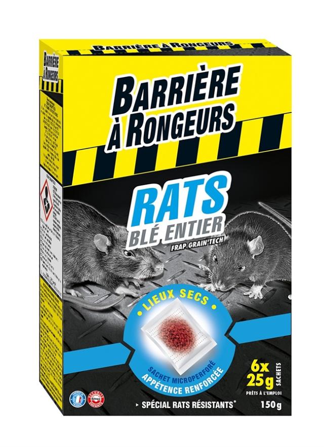 Rats - Appât céréales 150gr
