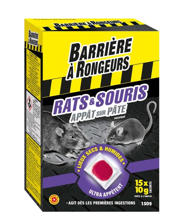 Rats & Souris - Appât sur pâte 150gr 