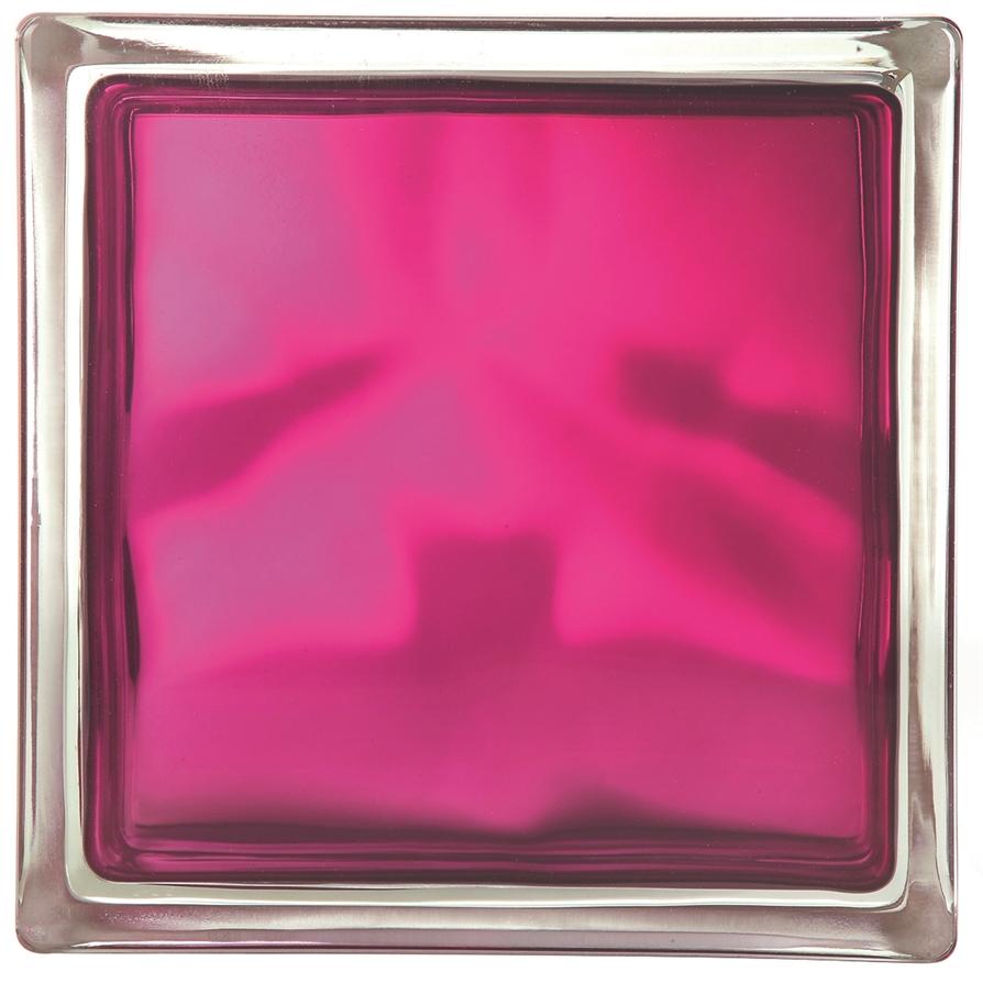 Brique de verre Brilly rubis 19x19x8cm - VITRABLOK