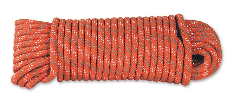 corde tressée grise/orange - CHAPUIS