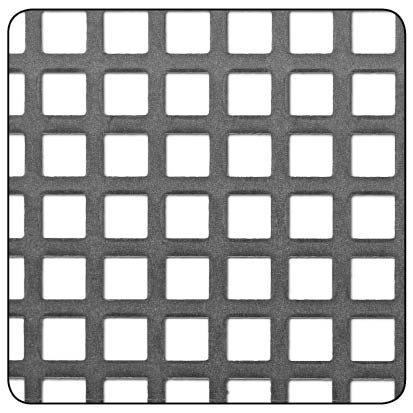 Tôle acier perforée carrée 5,5-500x250