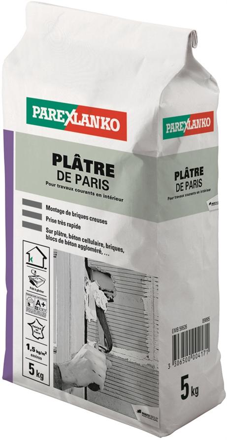 Plâtre de Paris 5 KG - PAREXLANKO
