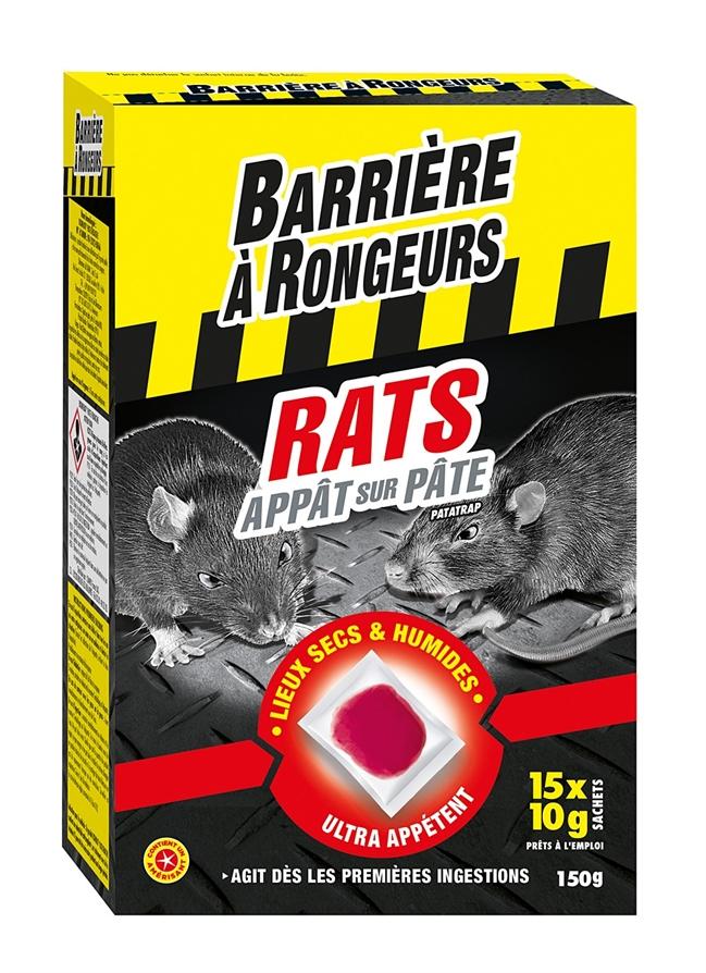 Rats - Appât sur pâte 150gr 