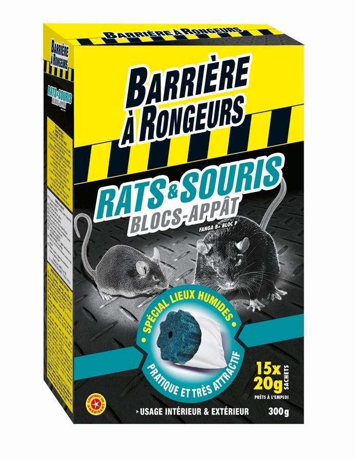 Rats & Souris - Blocs-Appât 15 blocs