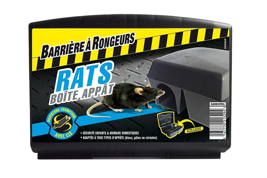 Boîte appât Rats - 1 boîte d''appâtage
