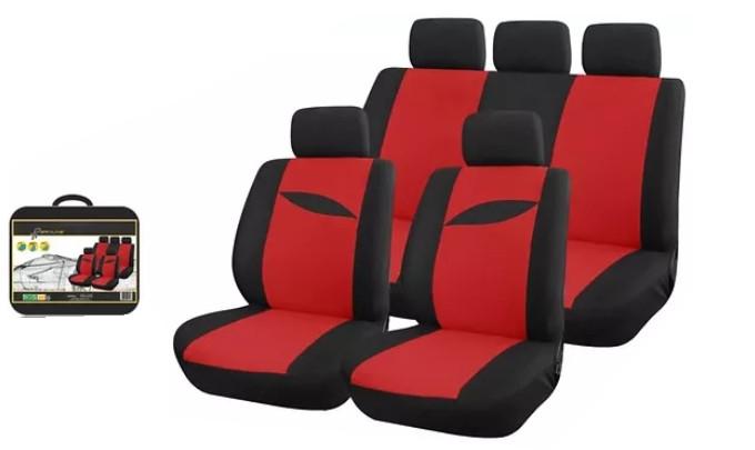 Housse 9p airbag scenario rouge poly&mousse