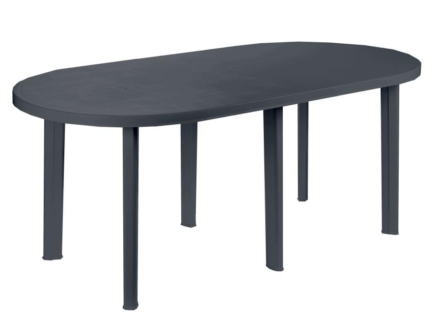 Table ovale 180x90 anthracite