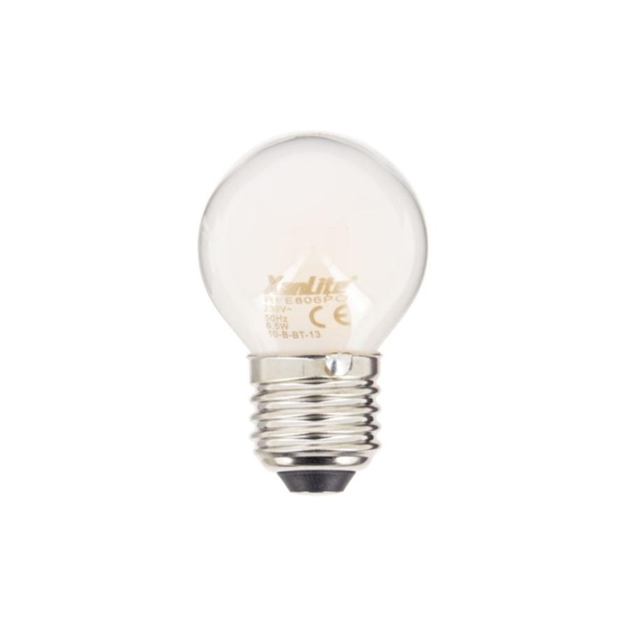 Ampoule Filament LED P45 Opaque E27 806lm 60W 2700K Blanc Chaud