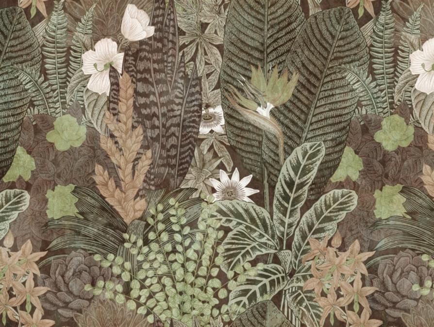 Papier peint panoramique Mur végétal - AS CREATION