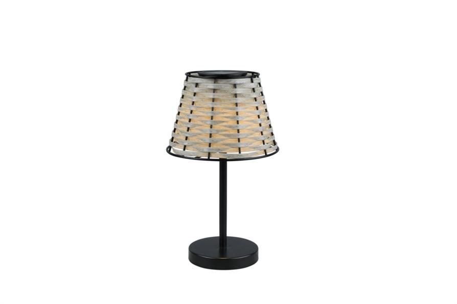 Lampe de table Roca Noir Mat H.32cm - REALITY