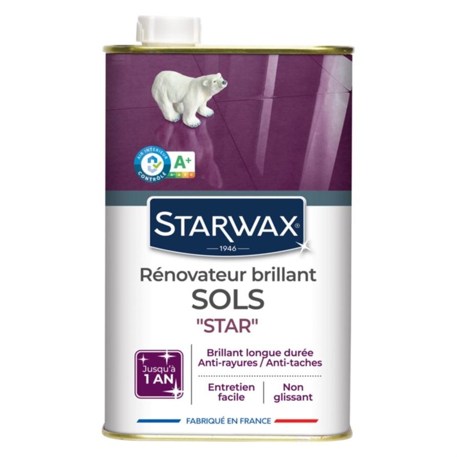 Rénovateur Brillant Star pour Sols Intérieurs 1L - STARWAX