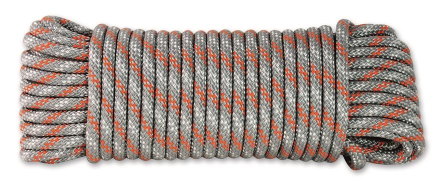 corde tressée gris orange - CHAPUIS
